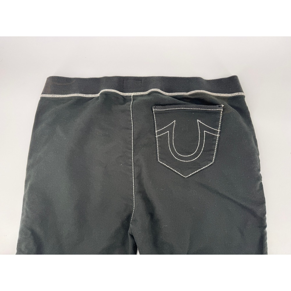 True Religion Mens Contrast Wide Leg Sweatpants Thick‎ Stitch Y2K Baggy 3Xl